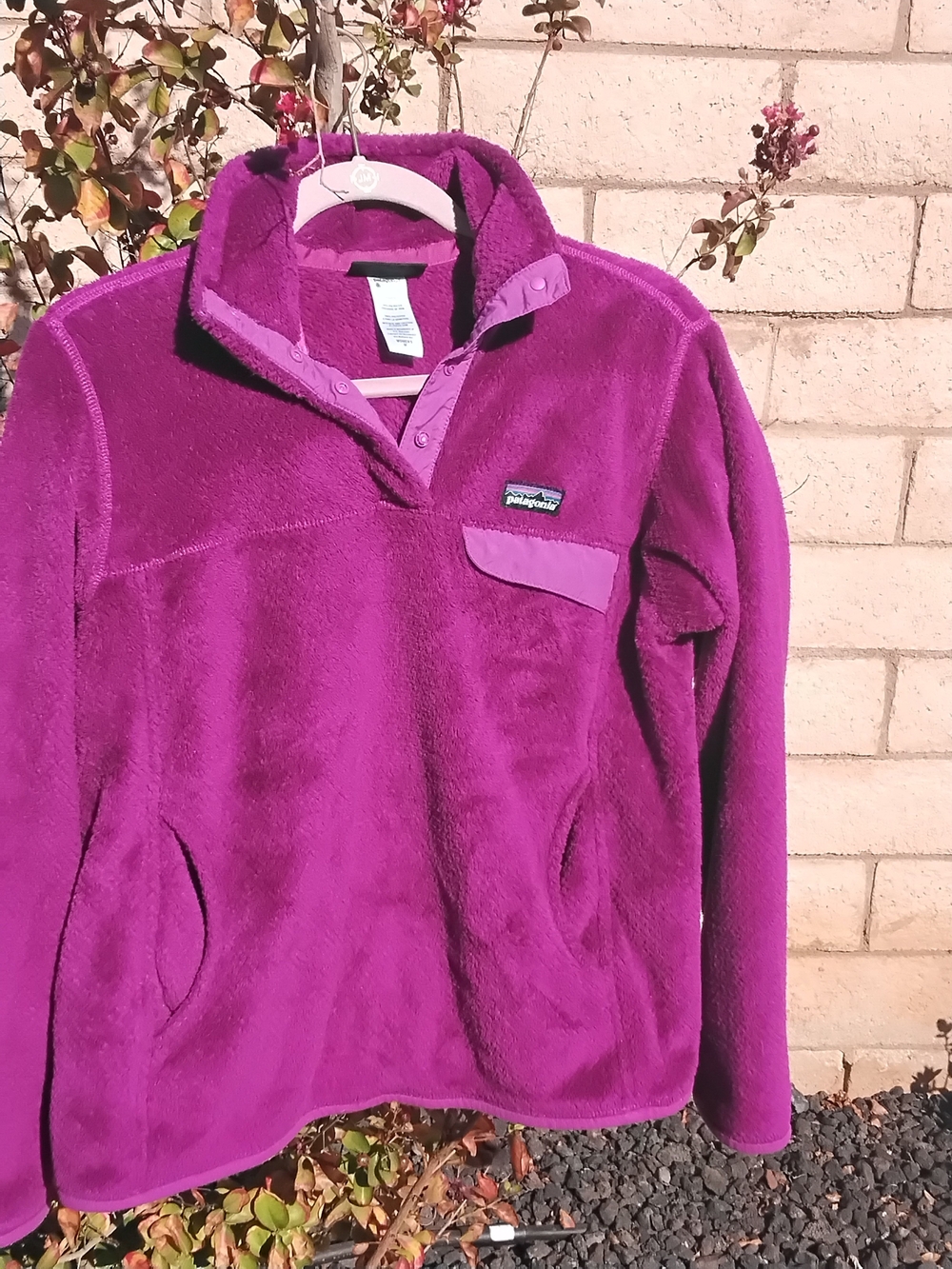 Patagonia Women's Magenta Fleece Pullover Jacket Size M